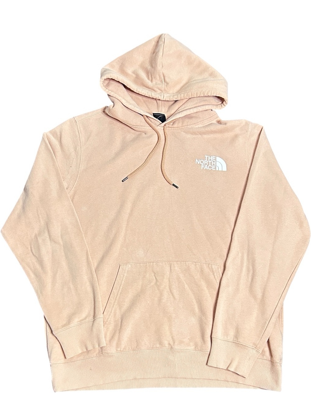 The North Face Men’s Large Pink Pullover Hoodie Logo Sweatshirt